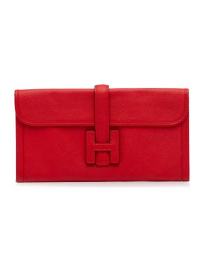 Hermes Jige Elan 29 in Red Epsom Leather