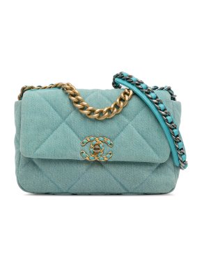 Chanel Medium Denim 19 Single Flap Bag