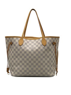 Louis Vuitton Damier Azur Neverfull MM Tote Bag