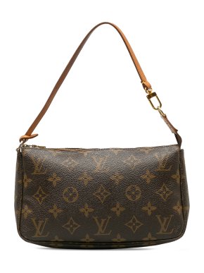 Louis Vuitton Brown Monogram Pochette Bag