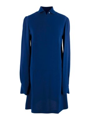 Stella McCartney Royal Blue Dress with Detachable Collar