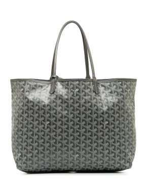 Goyard Grey Goyardine Saint Louis PM Tote Bag