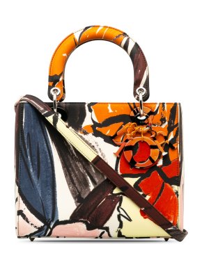 Dior Multicolour Medium Graffiti Lady Dior