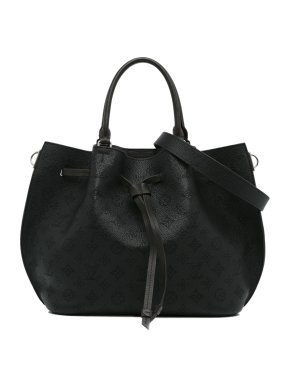 Louis Vuitton Black Monogram Mahina Girolata Bag