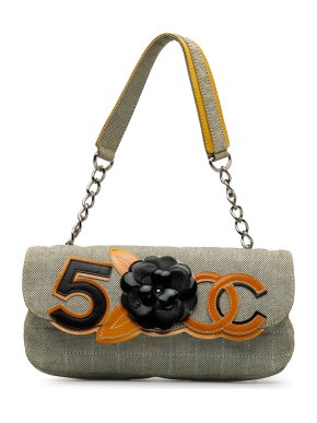 Chanel Camellia Cc No. 5 Baguette Bag