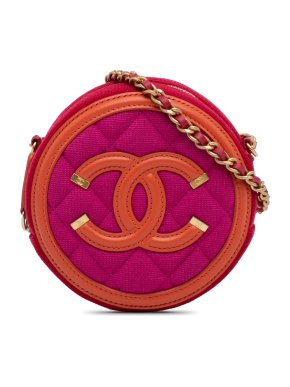 Chanel Tricolour CC Canvas Crossbody Bag