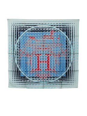 Hermes 24 Faubourg Seconde Silk Scarf