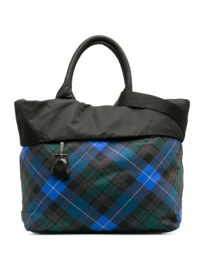 Prada Tarran Tessuto Stampato Reversible Tote