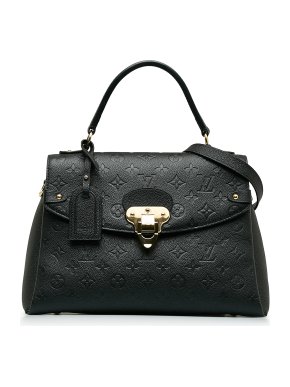 Louis Vuitton Black Monogram Empreinte Georges MM