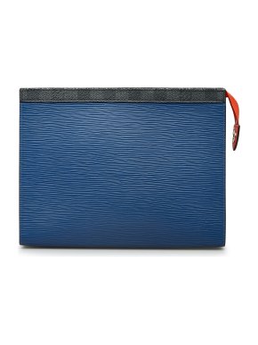 Louis Vuitton Blue Epi Leather Pochette Voyage MM