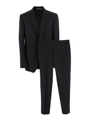 Canali Black Tuxedo Suit