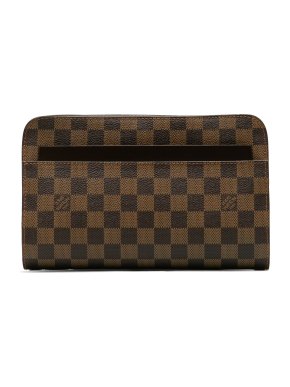 Louis Vuitton Damier Ebene Pochette Saint Louis Clutch