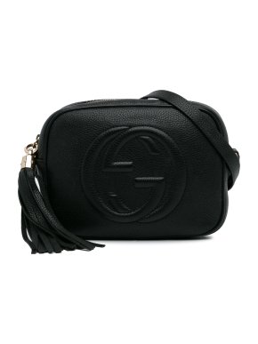 Gucci Black Small Soho Disco Crossbody Bag