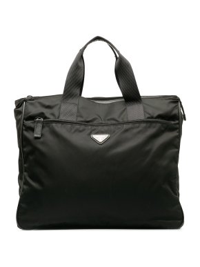 Prada Black Tessuto Business Bag