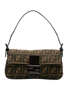 Fendi Monogram Zucca Baguette Bag