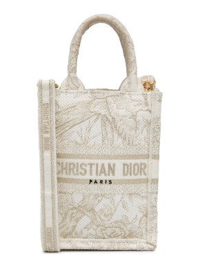 Dior Mini Jardin D'Hiver Vertical Book Tote