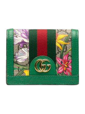 Gucci GG Supreme Flora Ophidia Small Wallet