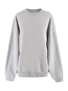 Alo Yoga Grey Accolade Crewneck Sweatshirt
