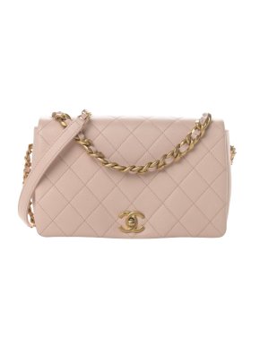 Chanel Pale Pink Medium Caviar Fashion Therapy Flap Bag