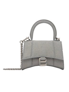 Balenciaga Mini Glitter Hourglass Bag
