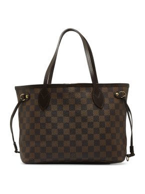 Louis Vuitton Damier Ebene Neverfull PM Tote Bag