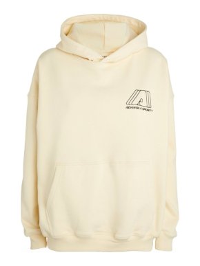 Adanola Cotton Logo-Print Oversized Hoodie