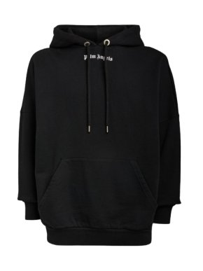 Palm Angels Black Logo Hoodie