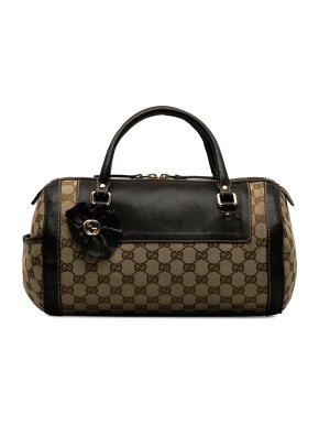 Gucci Monogram GG Canvas Trophy Handbag
