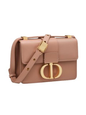 Dior Box Calf 30 Montaigne Rose Des Vents Bag