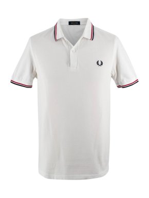 Fred Perry White Polo Shirt