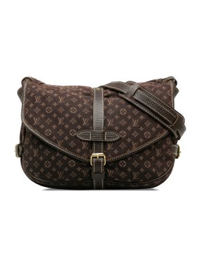 Louis Vuitton Monogram Mini Lin Saumur 30