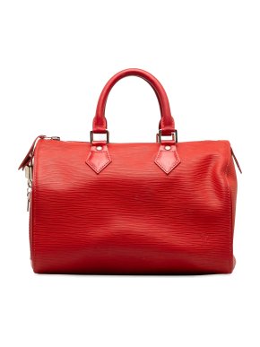 Louis Vuitton Red Epi Leather Speedy 30