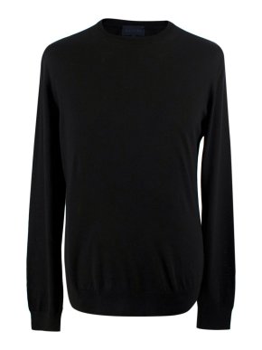 Lanvin Black Fine Knit Silk Jumper