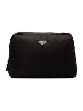 Prada Black Tessuto Pouch