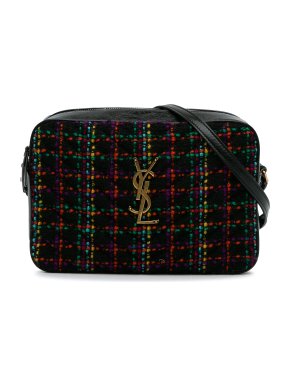 Saint Laurent Tweed Lou Crossbody Bag
