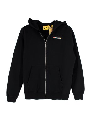 Off White Black Arrows Zip Up Hoodie 12+ years