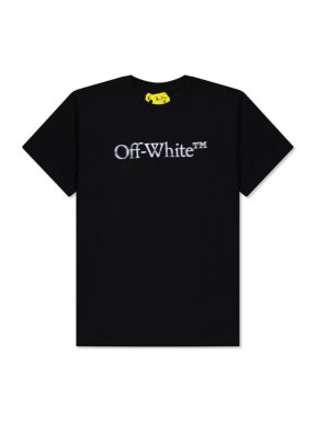 Off White Bookish Logo Black T-shirt (12 Years)