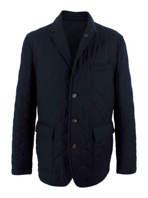 Aquascutum Navy Quilted Jacket
