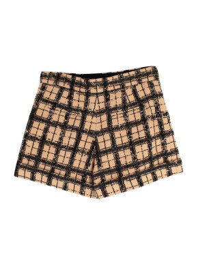Dior Beige & Black Check Silk-blend Shorts