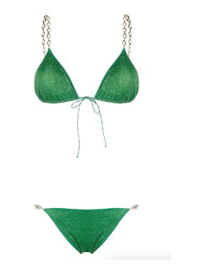 Oseree Lumière Green Chain Bikini