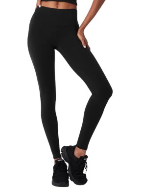 Alo Yoga Black High-Waist Airbrush Leggings