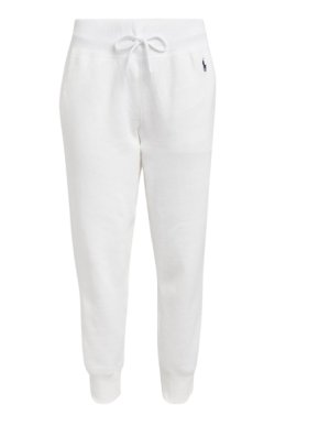 Polo Ralph Lauren White Cropped Sweatpants