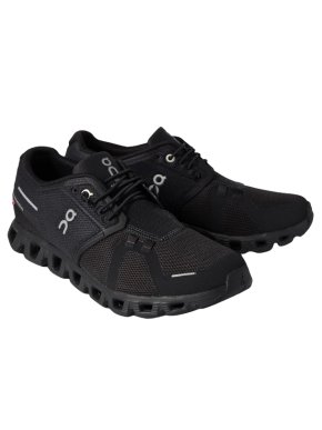 On Running Cloud 5 Black Waterproof Trainers