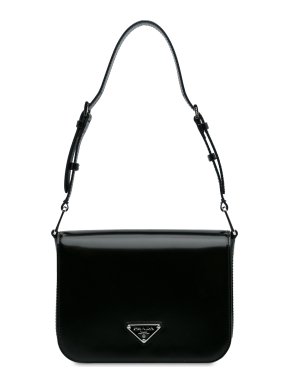 Prada Spazzolato Shoulder Bag