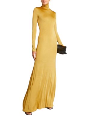 Tove Gold  Sacha High Neck Gown