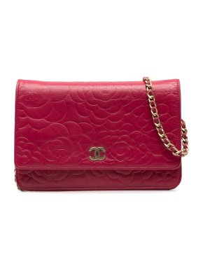 Chanel Camellia Wallet On Chain