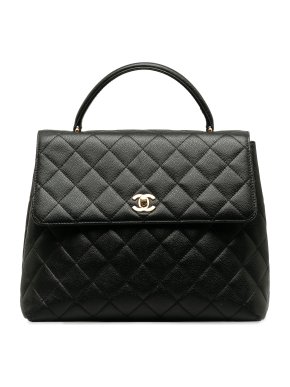 Chanel Caviar Kelly Top Handle Handbag
