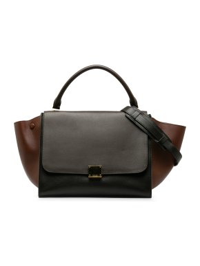 Celine Tricolour Medium Trapeze Bag