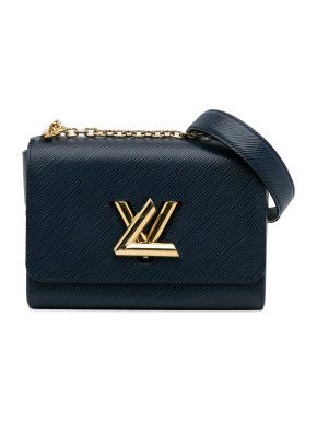 Louis Vuitton Navy Epi Twist MM Crossbody Bag