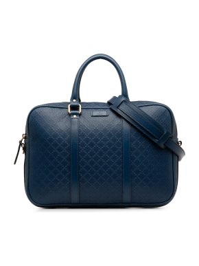 Gucci Blue Diamante Bright Business Bag